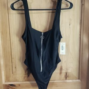 RIS-K ONE PIECE ZIPPER SWIMSUIT